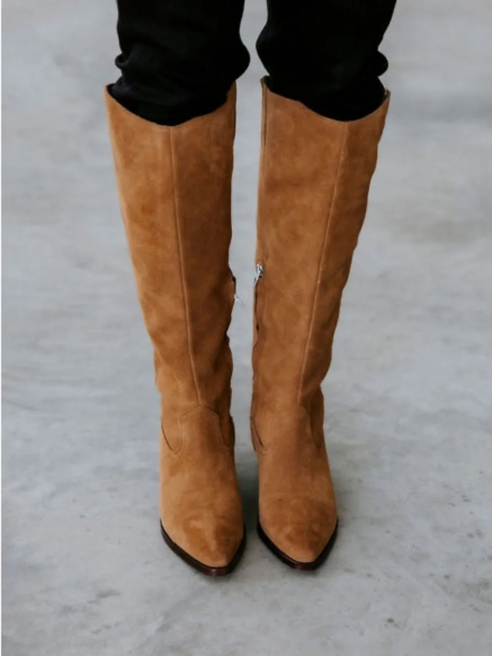 Dolce Vita Tan Suede Over-the-Knee Boots